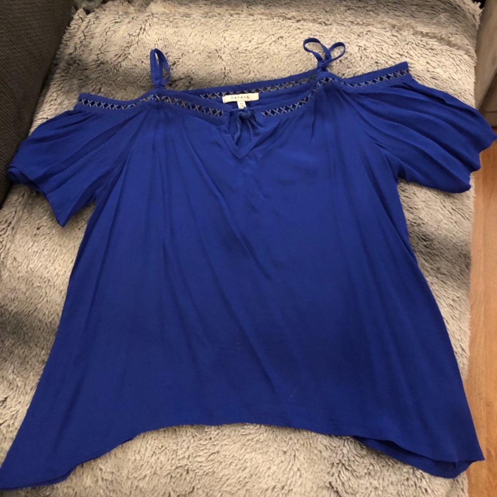 Blue pretty blouse